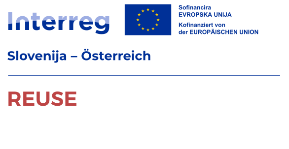 Logo Interreg Programm REUSE, Kofinanziert von der Europäischen Union